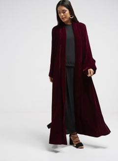 Buy Classic Abaya Maroon in UAE