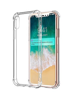 Buy Wrapped Protective Case Cover For Apple iPhone X Transparent in UAE