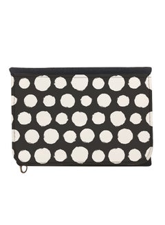 Buy Large And Small Circles Bi-Fold Wallet Black/White in UAE