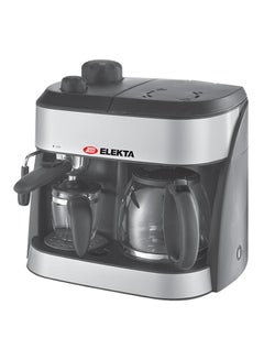 Buy Electric Espresso And Drip Coffee Maker 1.25 L 1800.0 W EL-ESP-12DC Silver/Black in UAE