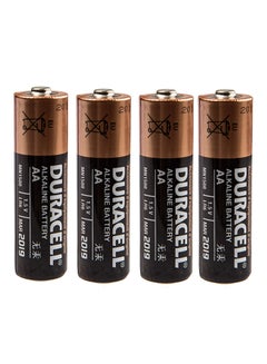 Buy 4-Piece Turbo Alkaline Batteries Black/Brown in Saudi Arabia