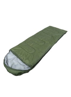 Buy Outdoor Sleeping Bag Green/Blue in Saudi Arabia