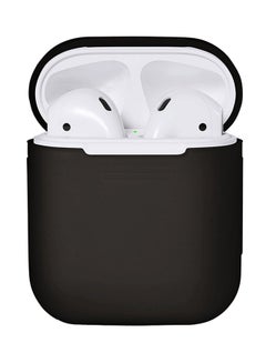 Buy Charging Cover Hanging Pouch Case For Apple AirPods Black in UAE