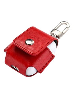 Buy Protective Charging Case Cover For Apple AirPods Red in Egypt