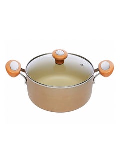 Buy Stockpot Glass Lid - Cushion Smart Cream 28cm in UAE