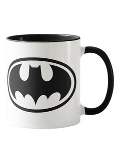 Buy Printed Batman Mug White & Black in UAE