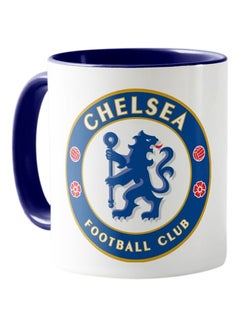 Buy Printed Chelsea FC Mug White/Blue 325ml in Saudi Arabia