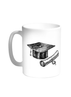 Buy Graduation Day Logo Printed Coffee Mug White in Saudi Arabia