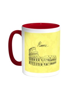 Buy Landmarks - Colosseum Printed Coffee Mug Red/White in Egypt