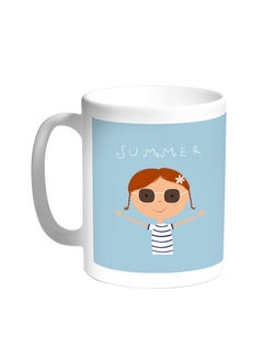 Buy Summer Printed Coffee Mug White in Saudi Arabia