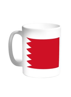 اشتري قدح قهوة - شعار البحرين أبيض 11أوقية في السعودية