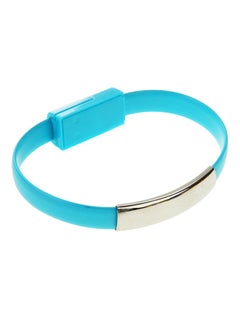 Buy Wearable Bracelet Sync Data Charging Cable Blue in UAE