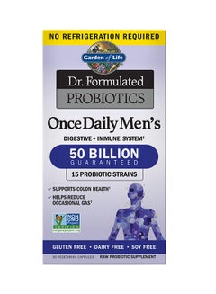 اشتري Dr. Formulated Probiotics, Once Daily Men's 30 Vegeterian Capsules في السعودية