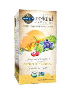 Buy Mykind Organics Chewable Vegan D3 Raspberry And Lemon in UAE