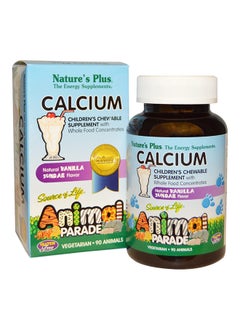 Buy Vanilla Sundae Flavor Animal Parade Calcium 90 Animal Shaped Tablets in UAE