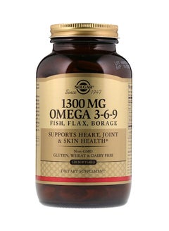 Buy Omega 3-6-9 1300 mg 120 Softgels in Saudi Arabia
