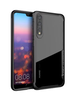 Buy Shock Absorbing Case Cover For Huawei P20 Pro Black/Clear in UAE