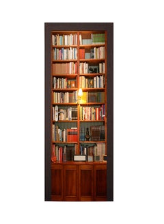 Buy 2-Piece Book Shelf Door Sticker Set in Saudi Arabia