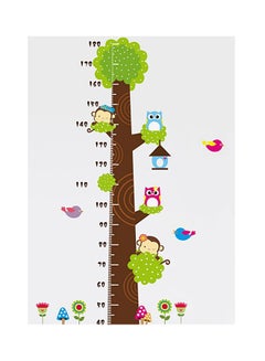 Buy Height Measure Chart Wall Sticker Brown/Green/Blue 60x90centimeter in Saudi Arabia