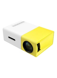 Buy HD LCD Projector YG-300 Yellow/White in Saudi Arabia