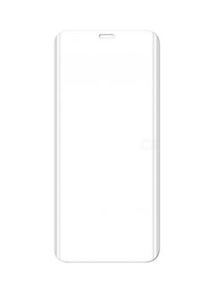 اشتري لاصقة حماية للشاشة من الزجاج المقوى ثلاثية الأبعاد تغطي الهاتف بأكمله لهاتف سامسونج جالاكسي S9 بلس شفاف في السعودية