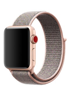 اشتري Replacement Band For Apple Watch Series 1/2/3 38mm Pink Sand في السعودية