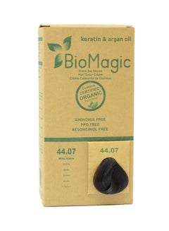 Buy Hair Color Cream with Keratin & Argon Oil 44.07 Black in UAE