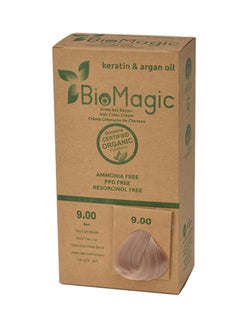 Buy Hair Color Cream with Keratin & Argon Oil 9.00 Light Blonde in UAE