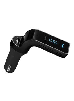 Buy 4-In-1 Mobile Car Charger With Bluetooth Transmitter Black in UAE