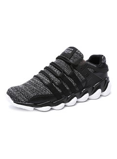 Buy Lace-up Running Shoe Grey/Black in Saudi Arabia