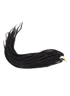 Buy Long Braid Hair Wig Black 18inch in Saudi Arabia