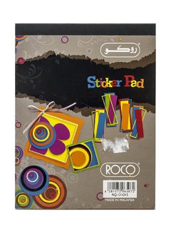 Buy Art Paper Sticker Pad Multicolour in Saudi Arabia