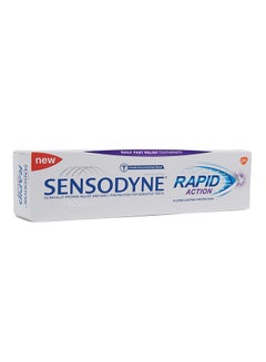 Buy Rapid Action Toothpaste White 75ml in UAE