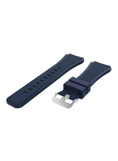 Buy Replacement Watch Band For Samsung Gear S3 Frontier/Classic Dark Blue in Saudi Arabia