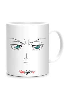 Buy Bleach Toshiro Hitsugaya Anime Eyes Mug White/Black/Green in UAE