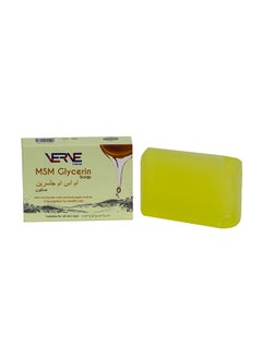 Buy MSM Organic Glycerin Soap Yellow 75grams in UAE