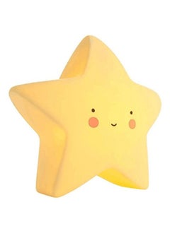 Buy Star Shape LED Night Light For Kids Yellow 15.5x15.5x6cm in Egypt