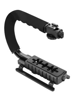 Buy U/C Shaped Handheld DV Bracket Stabilizer For SLR Cameras/Home DV Camera Black in UAE