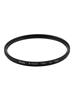 Buy UV Filter For 77mm Lens Black in Saudi Arabia