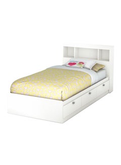 Buy Spark Twin Mates Bed With Mattress White King in UAE