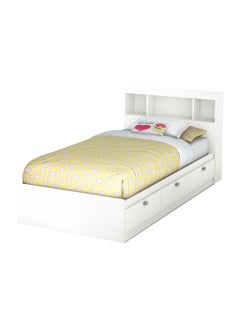 اشتري Spark Twin Mates Bed Without Mattress White Super King في الامارات