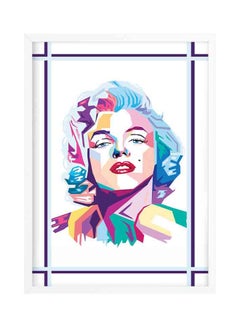 اشتري Marilyn Monroe Wall Art Painting متعدد الألوان 33 x 22 x 2سنتيمتر في السعودية