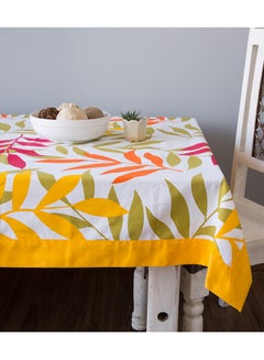 Buy Tropical Palm Printed Table Cloth Multicolour 124x52inch in UAE