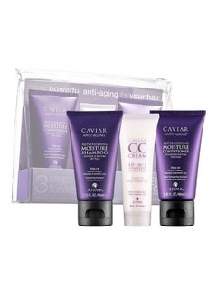 Buy Caviar CC Cream, Conditioner And Shampoo Travel Set in UAE