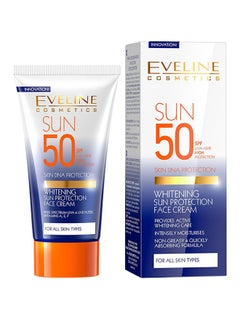 Buy SPF 50 Whitening Sun Protection Face Cream 50ml in UAE