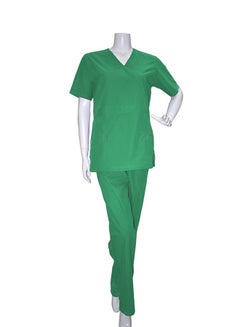 Buy Medical Scrub Set Green in Saudi Arabia