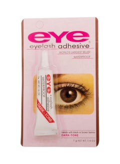 Buy Waterproof Adhesive Eyelashes Glue Black in UAE