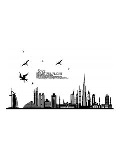 Buy Removable Building Wall Sticker Multicolour 60x90centimeter in UAE