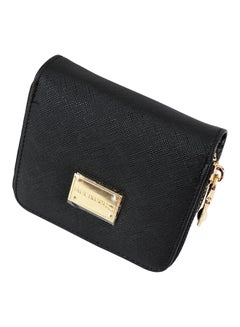 Buy Mini Bifold Leather Wallet Black in UAE