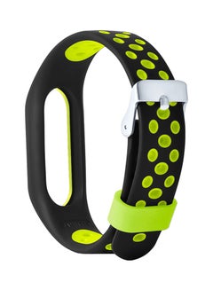 Buy Replacement Band For Xiaomi Mi Band 2 Black/Green in UAE